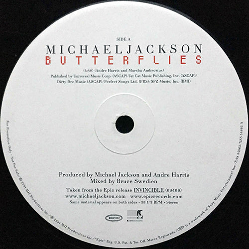 MICHAEL JACKSON // BUTTERFLIES (LP VERSION)