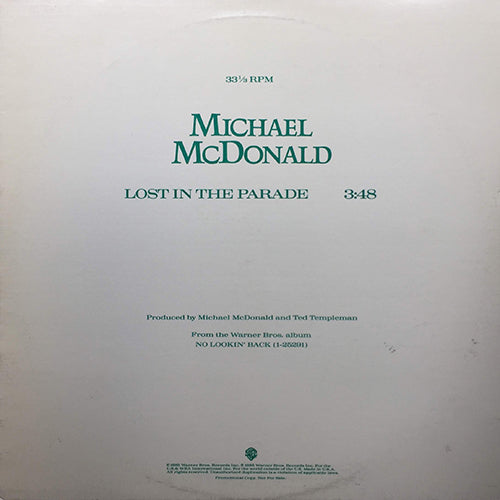 MICHAEL McDONALD // LOST IN THE PARADE (3:48)