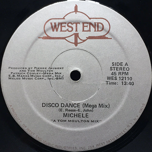 MICHELE // DISCO DANCE (MEGA MIX) (13:40) / (DISCO MIX) (8:42)