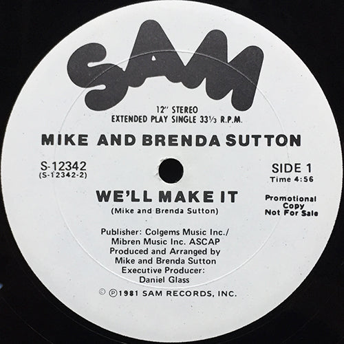 MIKE AND BRENDA SUTTON // WE'LL MAKE IT (4:56) / INST (4:56)