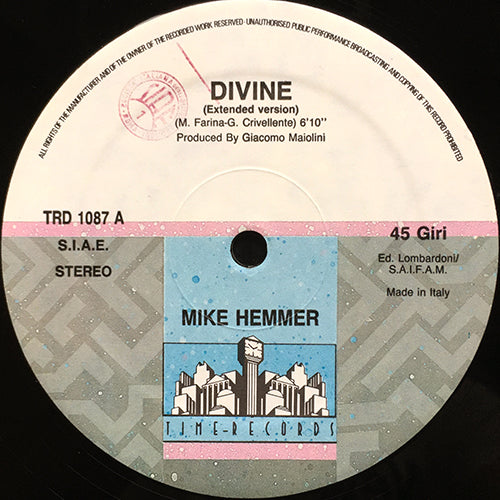 MIKE HAMMER // DIVINE (6:10/3:50) / INST (1:30)