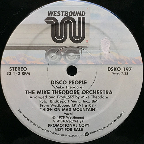 MIKE THEODORE ORCHESTRA // DISCO PEOPLE (7:22) / DRAGONS OF MIDNIGHT (8:15)
