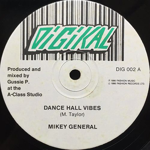 MIKEY GENERAL // DANCE HALL VIBES / MARGARET
