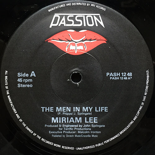 MIRIAM LEE // THE MAN IN MY LIFE / (INSTRUMENTAL MIX)
