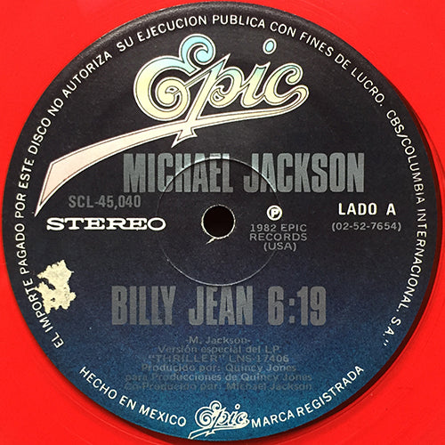 MICHAEL JACKSON // BILLY JEAN (6:19) / LARGATE (BEAT IT) (5:41)