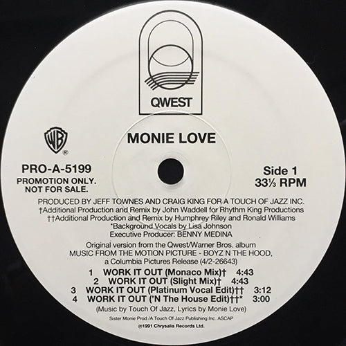 MONIE LOVE // WORK IT OUT (7VER)