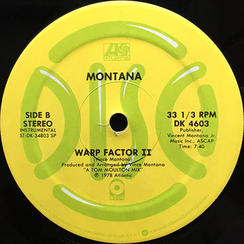 MONTANA // WARP FACTOR II (7:40) / A DANCE FANTASY (15:47)