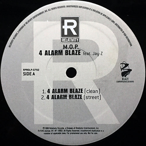 M.O.P. feat. JAY-Z // 4 ALARM BLAZE (4VER)