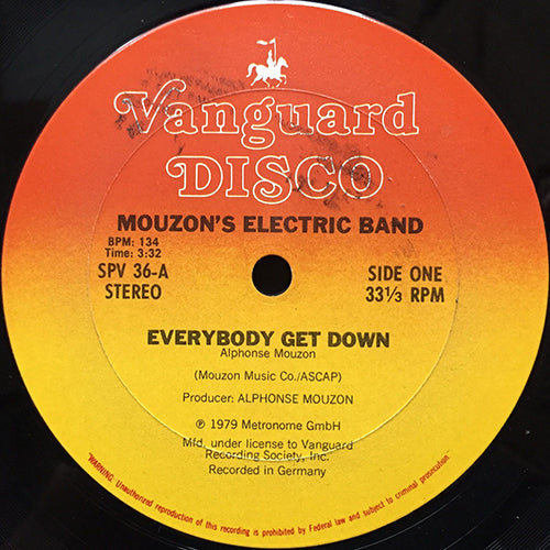 MOUZON'S ELECTRIC BAND // EVERYBODY GET DOWN (3:32) / I STILL LOVE YOU (3:35)