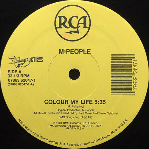 M PEOPLE // COLOUR MY LIFE (3VER)