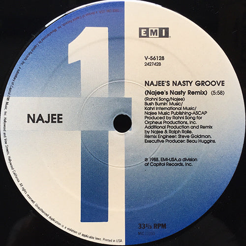NAJEE // NAJEE'S NASTY GROOVE (REMIX) (5:58) / (LP VERSION) (4:49)