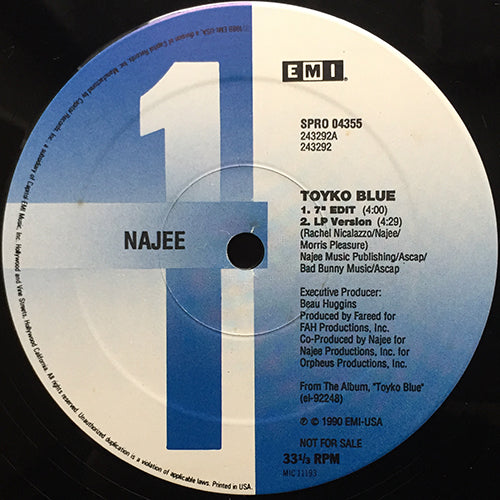 NAJEE // TOKYO BLUE (4:00/4:29) / GINA (4:05)