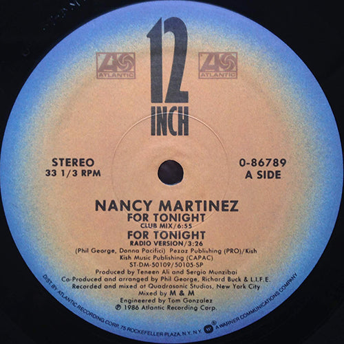 NANCY MARTINEZ // FOR TONIGHT (4VER)