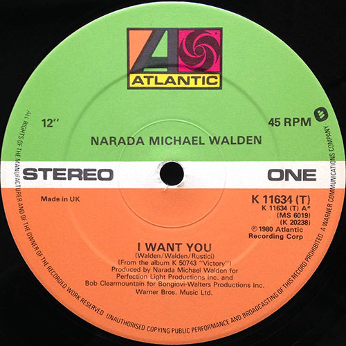 NARADA MICHAEL WALDEN // I WANT YOU / GET UP