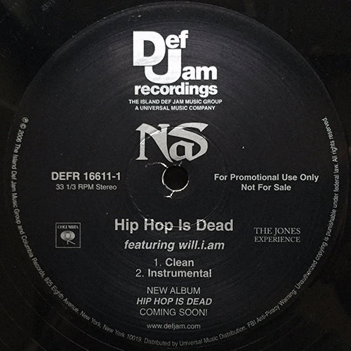 NAS feat. WILL.I.AM // HIP HOP IS DEAD (2VER)