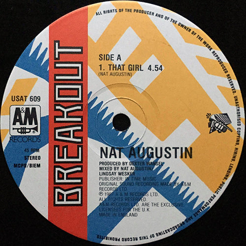 NAT AUGUSTIN // THAT GIRL (4:54) / YOU'VE GOT THAT SOMETHING (6:11) / I'LL RESCUE YOU (CLUB RESCUE DUB MIX) (4:50)