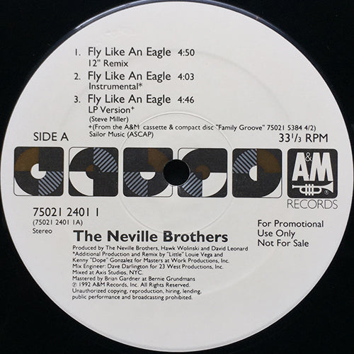 NEVILLE BROTHERS // FLY LIKE AN EAGLE (6VER)