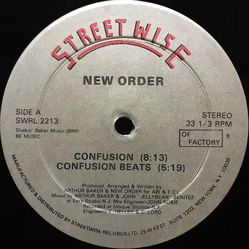 NEW ORDER // CONFUSION (4VER)
