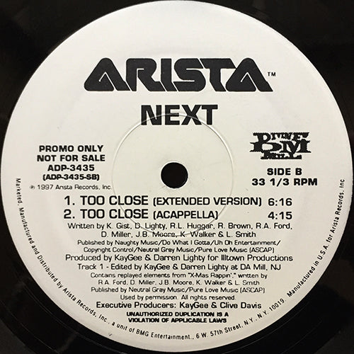 NEXT // TOO CLOSE (4VER)