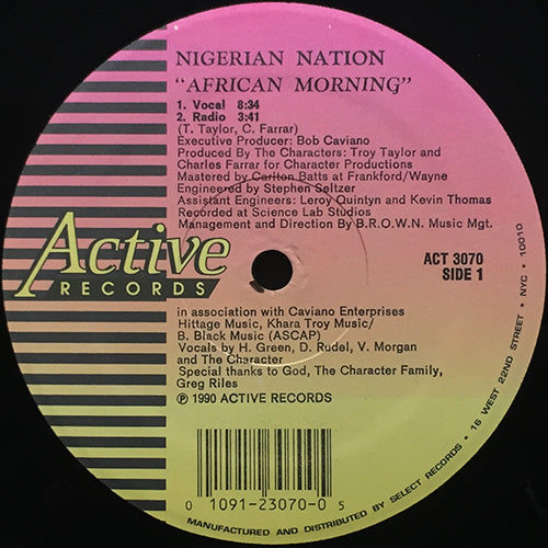 NIGERIAN NATION // AFRICAN MORNING (4VER)