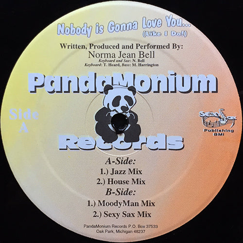 NORMA JEAN BELL // NOBODY IS GONNA LOVE YOU (LIKE I DO) (7VER) / MYSTERY SONG