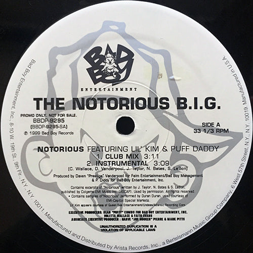 NOTORIOUS B.I.G. feat. LIL KIM & PUFF DADDY // NOTORIOUS (3VER)