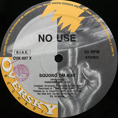 NO USE // SQUONQ DM 6:45 (PARADISE MIX) (8:45) / SCREEN OF VISIONS (2VER)