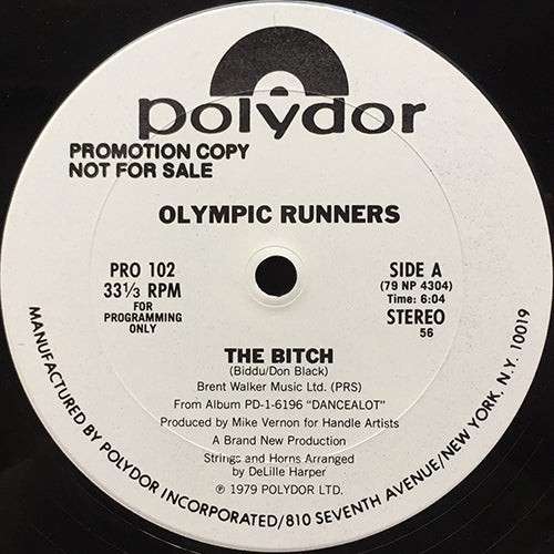 OLYMPIC RUNNERS // THE BITCH (6:04)