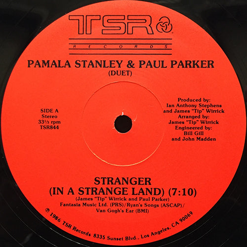 PAMALA STANLEY & PAUL PARKER // STRANGER (IN A STRANGE LAND) (7:10) / RUNNING AROUND IN CIRCLES (7:28)