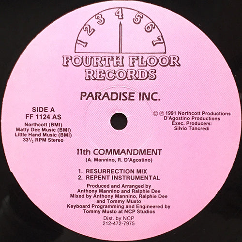 PARADISE INC. // 11th COMMANDMENT (2VER) / SOMEWHERE BEYOND (2VER)