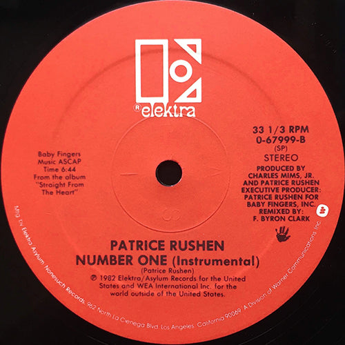 PATRICE RUSHEN // NUMBER ONE (6:44) / BREAKOUT (5:44)