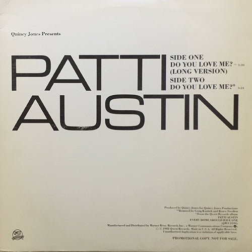 PATTI AUSTIN // DO YOU LOVE ME (5:30/3:24)