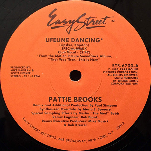 PATTIE BROOKS // LIFELINE DANCING (SPECIAL REMIX) (3VER)
