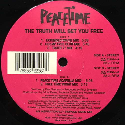 PEACETIME // THE TRUTH WILL SET YOU FREE (5VER)