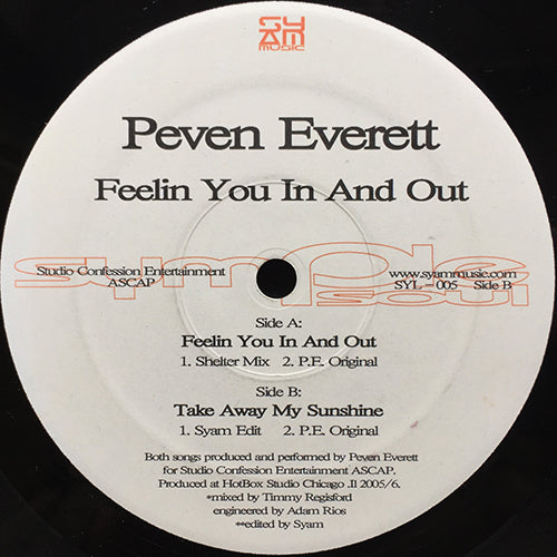 PEVEN EVERETT // FEELIN YOU IN AND OUT (2VER) / TAKE AWAY MY SUNSHINE (2VER)