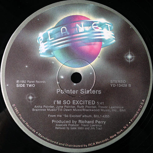 POINTER SISTERS // IF YOU WANNA GET BACK YOUR LADY (6:09) / I'M SO EXCITED (5:41)