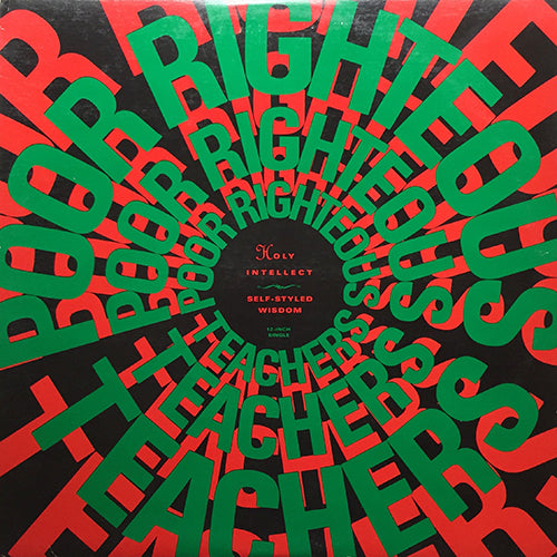 POOR RIGHTEOUS TEACHERS // HOLY INTELLECT (3VER) / SELF-STYLED WISDOM ...