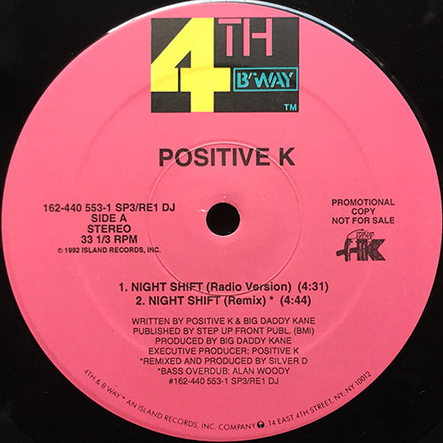 POSITIVE K // NIGHT SHIFT (3VER) / ONE TO THE HEAD