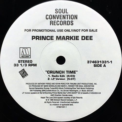 PRINCE MARKIE DEE feat. HASAN THE LOVE CHILD // CRUNCHTIME (4VER)
