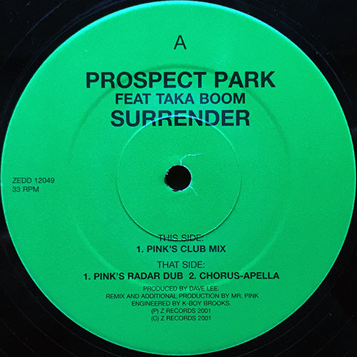 PROSPECT PARK feat. TAKA BOOM // SURRENDER (3VER)