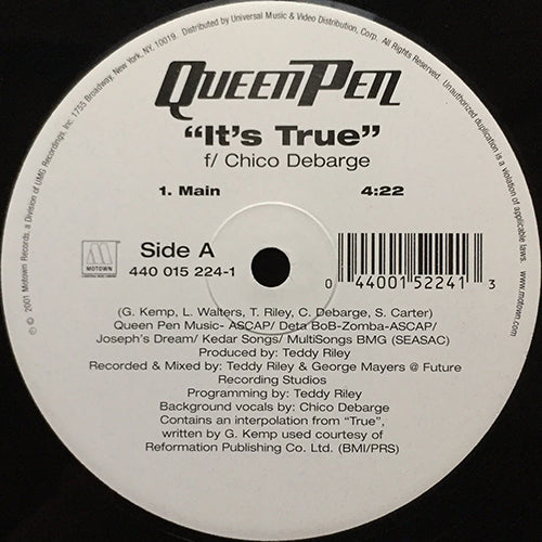 QUEEN PEN feat. CHICO DEBARGE // IT'S TRUE (4:22)