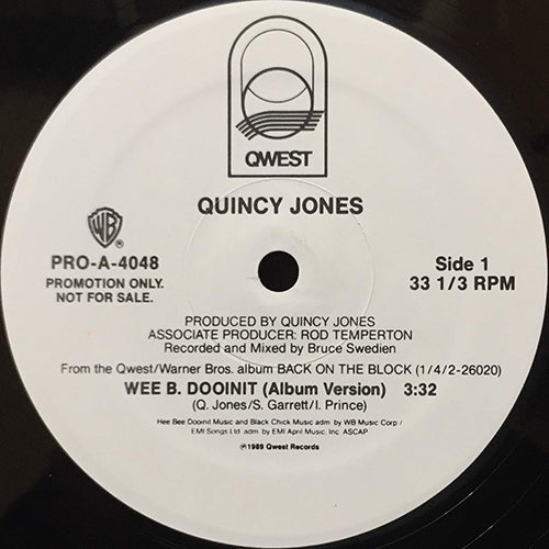 QUINCY JONES // WEE B. DOOINIT (ALBUM VERSION) (3:32)