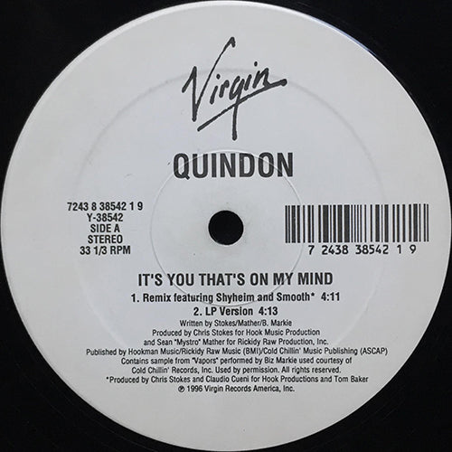 QUINDON // IT'S YOU THAT'S ON MY MIND (4VER)