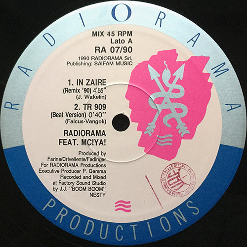 RADIORAMA feat. MC!YA! // IN ZAIRE (2VER) / TR 909 (2VER)