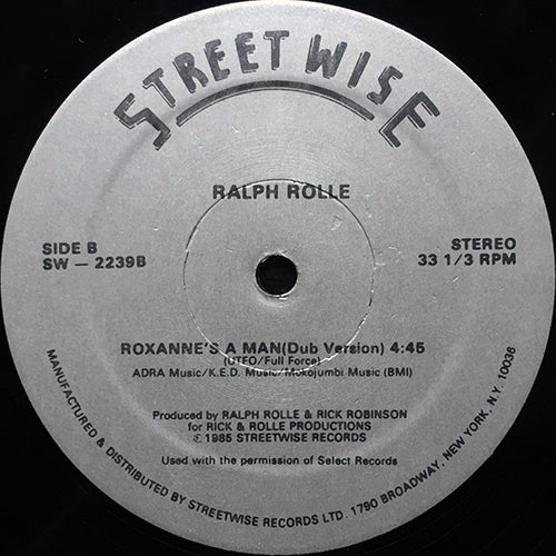 RALPH ROLLE // ROXANNE'S A MAN (THE UNTOLD STORY) / (DUB)