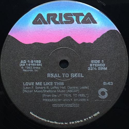 REAL TO REEL // LOVE ME LIKE THIS (6:43) / TALKING THE LONG WAY HOME (5:06)
