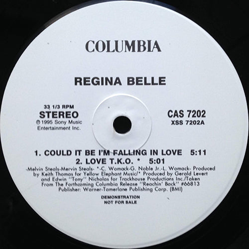 REGINA BELLE // 4 TRACK EP inc. COULD IT BE I'M FALLING IN LOVE / LOVE T.K.O. / I'LL BE AROUND / YOU MAKE ME FEEL BRAND NEW