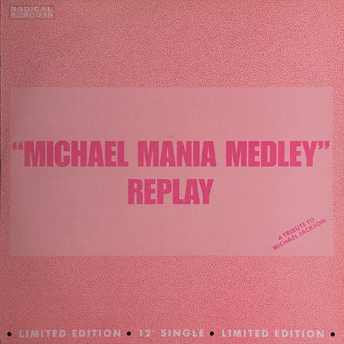 REPLAY // MICHAEL MANIA MEDLEY (6:36/6:01) / (BONUS BEATS) (2:53)