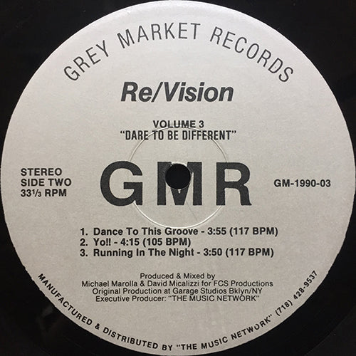Re/VISION // VOLUME 3 - DARE TO BE DIFFERENT (EP) inc. KARNEVIL OF LOVE / IT'S HYPNOTIZING / GET DOWN / DANCE TO THIS GROOVE / YO!! / RUNNING IN THE NIGHT