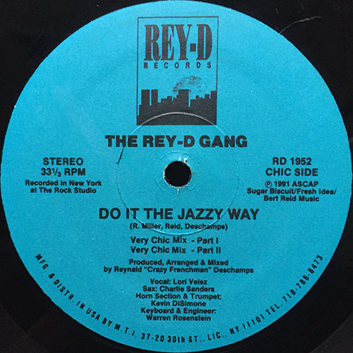 REY-D GANG // DO IT THE JAZZY WAY (4VER) – next records japan